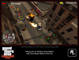 Illustration for article titled What GTA: Chinatown Wars Looks Like On The PSP